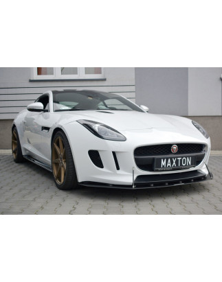SPLITTER RACING ANTERIORE JAGUAR F-TYPE X152 (Cod. M-JA-F-TYPE-1-CNC-FD1A)