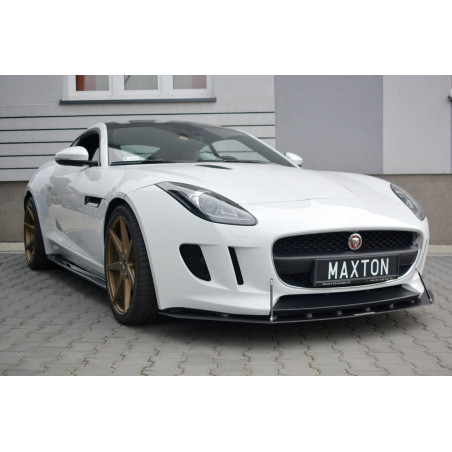 SPLITTER RACING ANTERIORE JAGUAR F-TYPE X152 (Cod. M-JA-F-TYPE-1-CNC-FD1A)