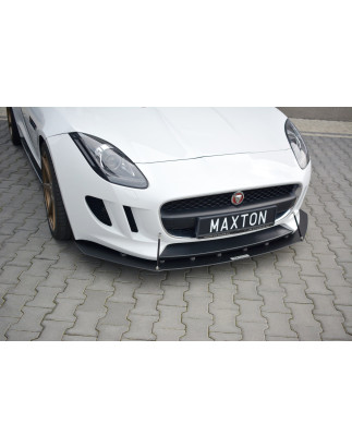 SPLITTER RACING ANTERIORE JAGUAR F-TYPE X152 (Cod. M-JA-F-TYPE-1-CNC-FD1A)