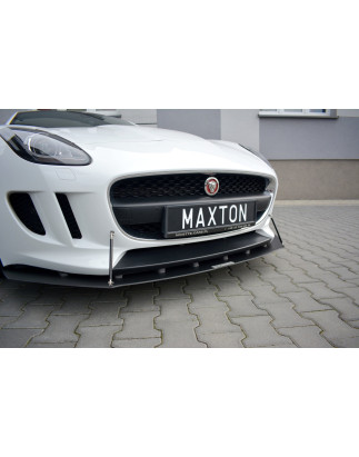 SPLITTER RACING ANTERIORE JAGUAR F-TYPE X152 (Cod. M-JA-F-TYPE-1-CNC-FD1A)