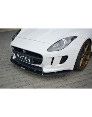 SPLITTER RACING ANTERIORE JAGUAR F-TYPE X152 (Cod. M-JA-F-TYPE-1-CNC-FD1A)