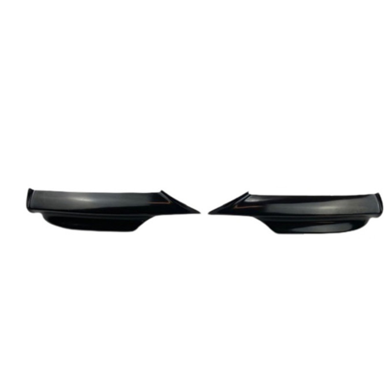 BMW 3 E90 E91 2005-2008 (pre-lift) Spoiler paraurti anteriore nero lucido (M-Tech) (Cod. S-FBS-BM3-E