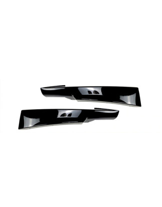 BMW 3 E90 E91 2008-2011 (lift) Spoiler paraurti anteriore nero lucido (M-Tech) (Cod. S-FBS-BM3-E90E9