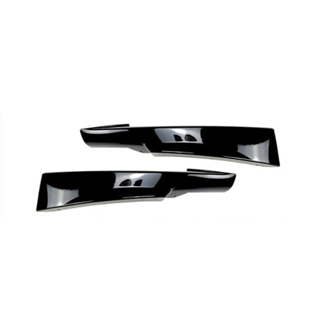 BMW 3 E90 E91 2008-2011 (lift) Spoiler paraurti anteriore nero lucido (M-Tech) (Cod. S-FBS-BM3-E90E9