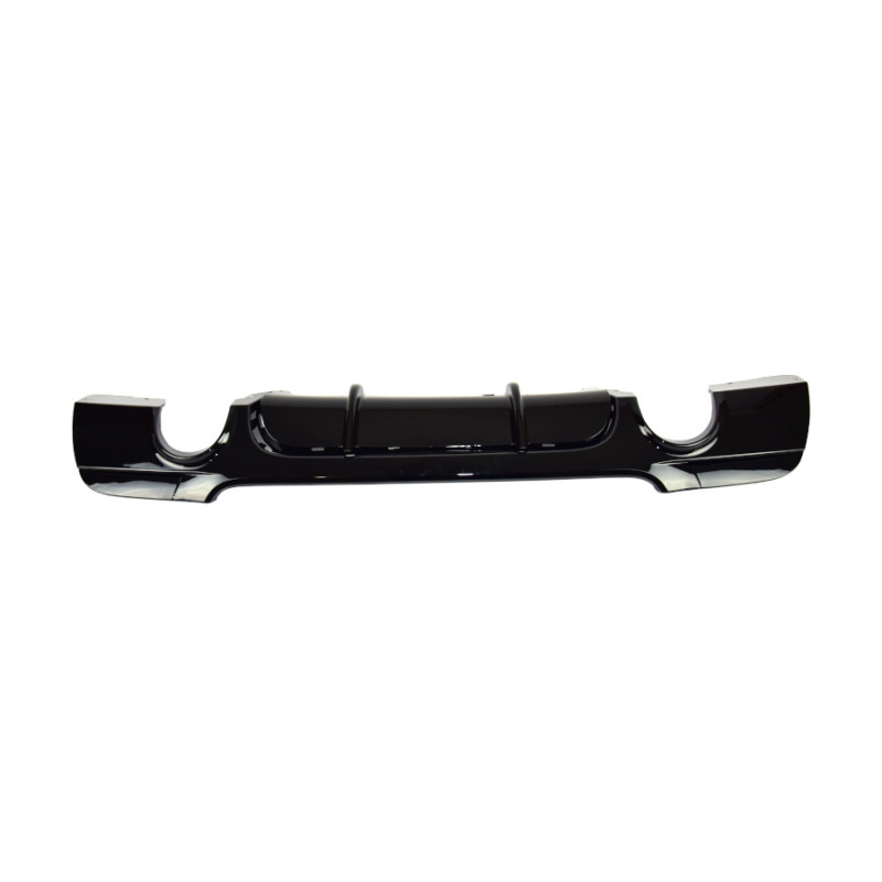 BMW 3 E92 E93 2007-2013 Diffusore paraurti posteriore nero lucido (Cod. S-DIF-BM3-E92E93-ABS-04)