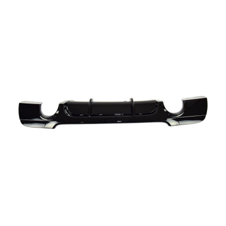 BMW 3 E92 E93 2007-2013 Diffusore paraurti posteriore nero lucido (Cod. S-DIF-BM3-E92E93-ABS-04)