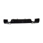 BMW 3 E92 E93 2007-2013 Diffusore paraurti posteriore nero lucido (Cod. S-DIF-BM3-E92E93-ABS-04)