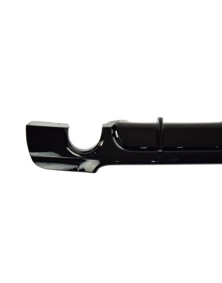 BMW 3 E92 E93 2007-2013 Diffusore paraurti posteriore nero lucido (Cod. S-DIF-BM3-E92E93-ABS-04)