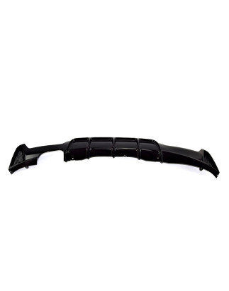 BMW 4 F32 F33 F36 coupe/cabrio/gran coupe 2013-2020 Diffusore paraurti posteriore nero lucido (Cod. 