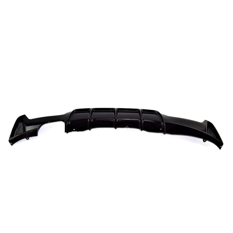 BMW 4 F32 F33 F36 coupe/cabrio/gran coupe 2013-2020 Diffusore paraurti posteriore nero lucido (Cod. 