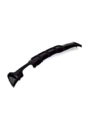 BMW 4 F32 F33 F36 coupe/cabrio/gran coupe 2013-2020 Diffusore paraurti posteriore nero lucido (Cod. 