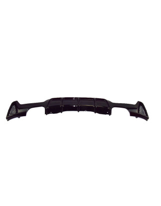 BMW 4 F32 F33 F36 coupe/cabrio/gran coupe 2013-2020 Diffusore paraurti posteriore nero lucido (Cod. 