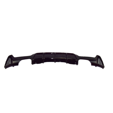 BMW 4 F32 F33 F36 coupe/cabrio/gran coupe 2013-2020 Diffusore paraurti posteriore nero lucido (Cod. 