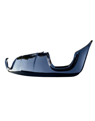 BMW 5 E60 E61 berlina/touring 2003-2010 Diffusore paraurti posteriore nero lucido (M-Tech) (Cod. S-D
