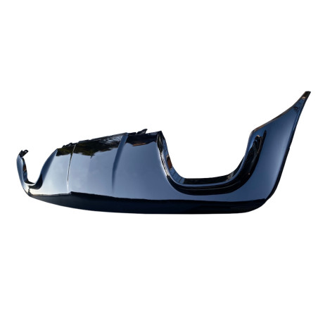 BMW 5 E60 E61 berlina/touring 2003-2010 Diffusore paraurti posteriore nero lucido (M-Tech) (Cod. S-D