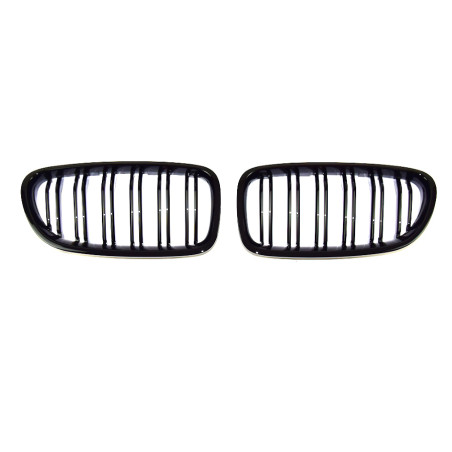 BMW 5 F10 F11 2010-2013 griglia anteriore nero lucido (Cod. S-GR-BM5-F10F11-ABS-01)