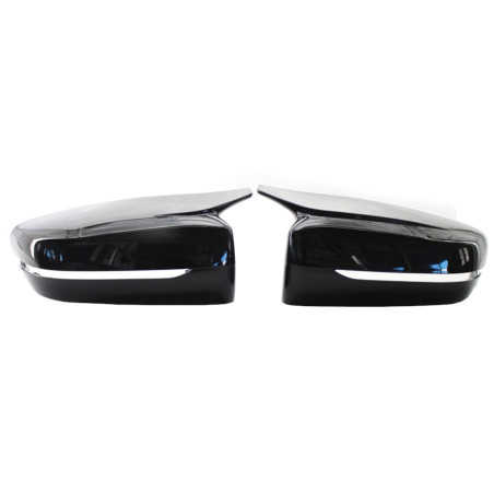 BMW 5 G30 G31 berlina/touring 2017+ Covers specchi nero lucido (Cod. S-MC-BM5-G30-ABS-01)