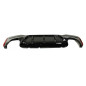BMW 5 G30 G31 G38 2017-2024  Diffusore paraurti posteriore nero lucido (Cod. S-DIF-BM5-G30G31-ABS-02