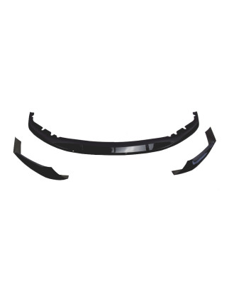 BMW 5 G30 G31 berlina/touring 2017+ Spoiler paraurti anteriore nero lucido (4pcs) (Cod. S-FBS-BM5-G3