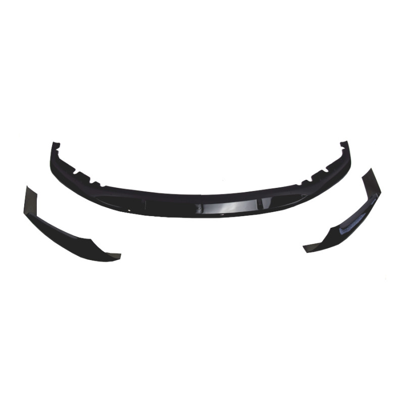 BMW 5 G30 G31 berlina/touring 2017+ Spoiler paraurti anteriore nero lucido (4pcs) (Cod. S-FBS-BM5-G3