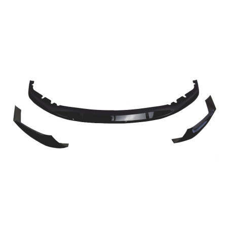 BMW 5 G30 G31 berlina/touring 2017+ Spoiler paraurti anteriore nero lucido (4pcs) (Cod. S-FBS-BM5-G3