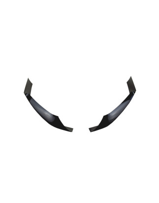 BMW 5 G30 G31 berlina/touring 2017+ Spoiler paraurti anteriore nero lucido (4pcs) (Cod. S-FBS-BM5-G3