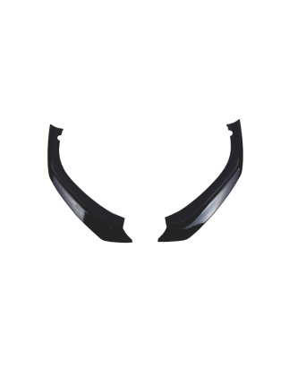 BMW 5 G30 G31 berlina/touring 2017-2021 Spoiler paraurti anteriore nero lucido (3pcs) (Cod. S-FBS-BM