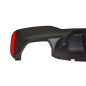 BMW 5 G30 G31 G38 2017-2022 Diffusore paraurti posteriore (Cod. S-DIF-BM5-G30G31-ABS-01)