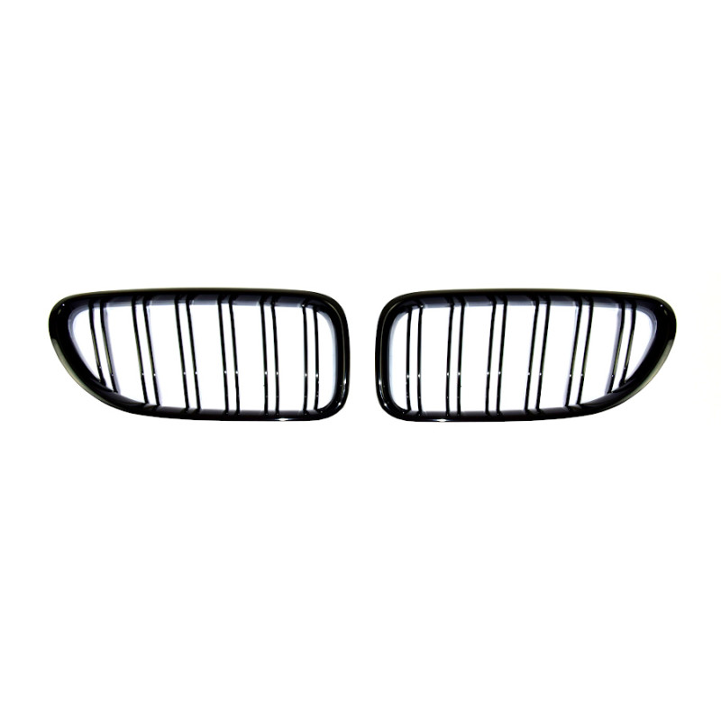 BMW 6 F06 F12 F13 Gran Coupe 2010-2019 griglia anteriore nero lucido (Cod. S-GR-BM6-F06F12F13-ABS-01