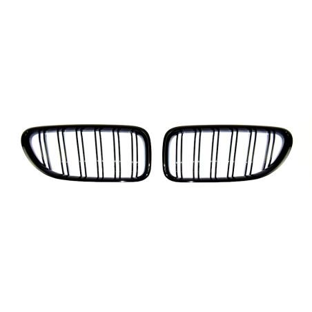 BMW 6 F06 F12 F13 Gran Coupe 2010-2019 griglia anteriore nero lucido (Cod. S-GR-BM6-F06F12F13-ABS-01