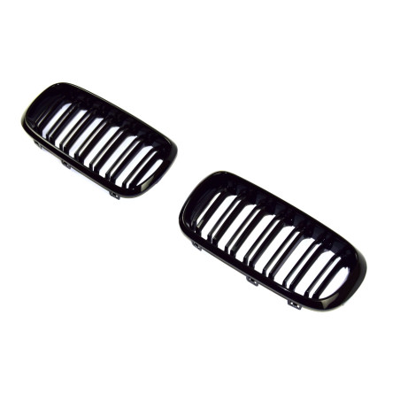 BMW X5 F15 2013-2018 griglia anteriore nero lucido (Cod. S-GR-BMX5-F15-ABS-01)