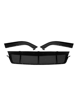 BMW X5 G05 2018+ Diffusore paraurti posteriore nero lucido (Cod. S-DIF-BMX5-G05-ABS-02)