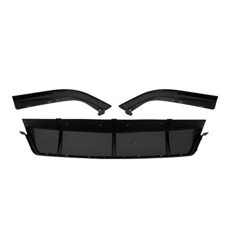 BMW X5 G05 2018+ Diffusore paraurti posteriore nero lucido (Cod. S-DIF-BMX5-G05-ABS-02)