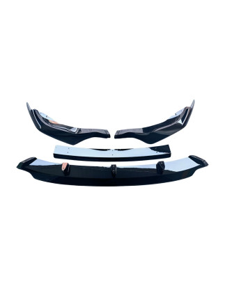 BMW X5 G05 2018-2023 Spoiler paraurti anteriore nero lucido  (Cod. S-FBS-BMX5-G05-ABS-02)