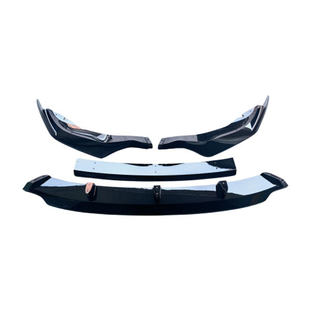 BMW X5 G05 2018-2023 Spoiler paraurti anteriore nero lucido  (Cod. S-FBS-BMX5-G05-ABS-02)