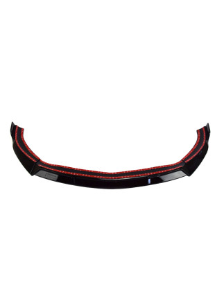 Mercedes CLA class W117 2016-2019 Spoiler paraurti anteriore nero lucido (lift) (Cod. S-FBS-MCLA-W11