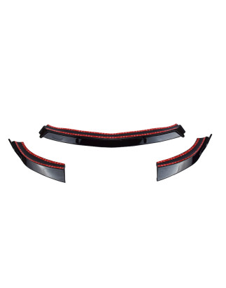 Mercedes CLA class W117 2016-2019 Spoiler paraurti anteriore nero lucido (lift) (Cod. S-FBS-MCLA-W11