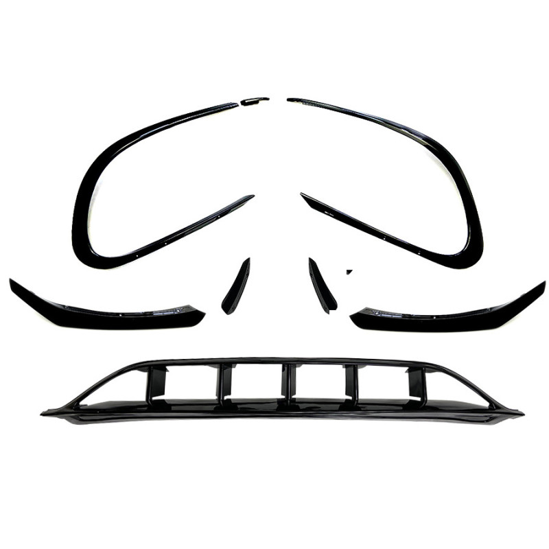 Mercedes CLA class C117 2016-2019 Spoiler paraurti anteriore (Cod. S-FBS-MCLA-W117-ABS-03)