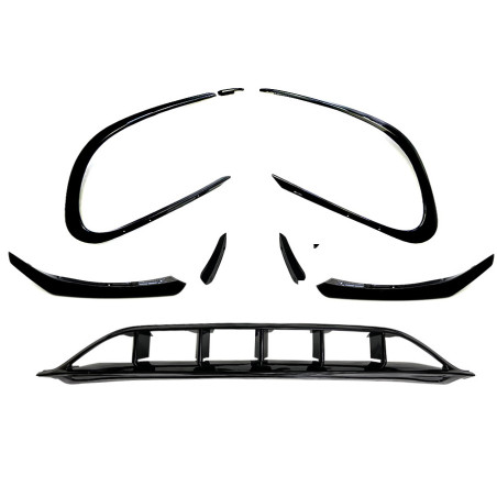 Mercedes CLA class C117 2016-2019 Spoiler paraurti anteriore (Cod. S-FBS-MCLA-W117-ABS-03)