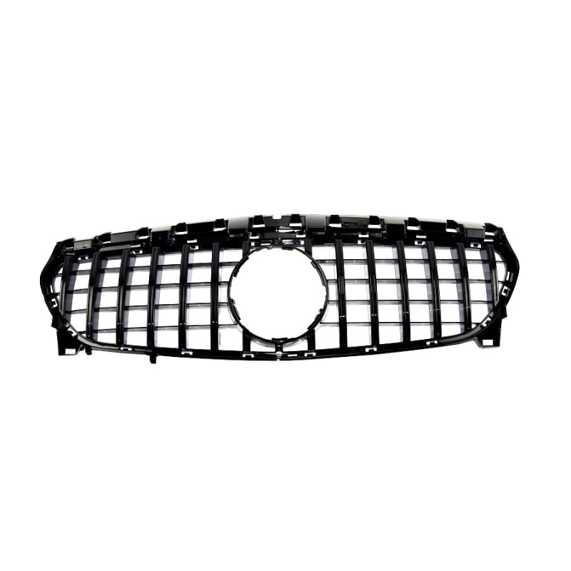 Mercedes CLA class W117 2013-2019  griglia anteriore nero lucido (Cod. S-GR-MCLA-W117-ABS-01)