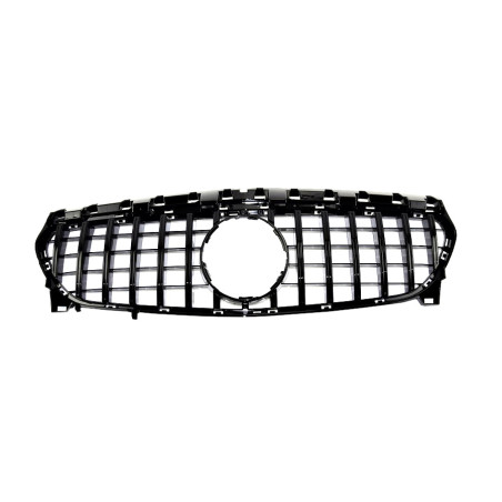 Mercedes CLA class W117 2013-2019  griglia anteriore nero lucido (Cod. S-GR-MCLA-W117-ABS-01)