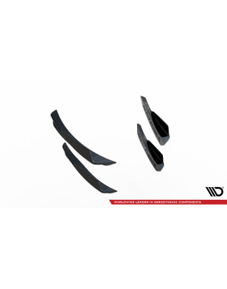 paraurti anteriore Wings (Canards) Ford Fiesta 7 ST Facelift  (Cod. M-FO-FI-7F-ST-CAN1)