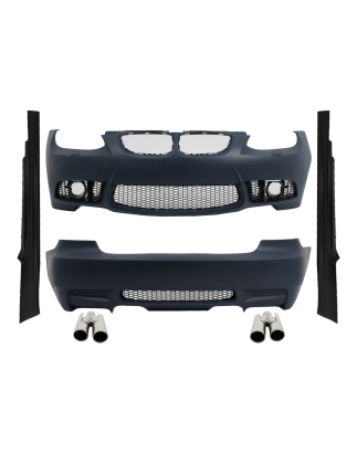 Kit carrozzeria completo con Terminali di scarico compatibile con BMW 3 Serie E92 E93 (2006-2009) pr