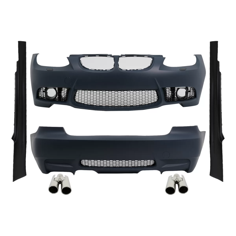 Kit carrozzeria completo con Terminali di scarico compatibile con BMW 3 Serie E92 E93 (2006-2009) pr