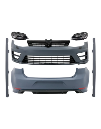 Kit carrozzeria completo con Fari anteriori LED Dynamic Sequential Turning Lights compatibile con VW