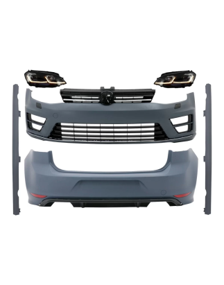 Kit carrozzeria completo con G7.5 look Fari anteriori LED Dynamic Turning Lights compatibile con VW 