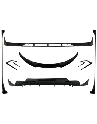 Kit carrozzeria Extension compatibile con Tesla Model 3 (2017-in poi) Paraurti anteriore Lip Diffuso