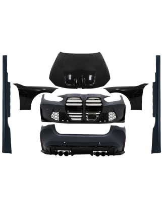 Kit carrozzeria completo compatibile con BMW 4 Serie G22 G23 Cabrio (2020-in poi) M4 design (Cod. K-