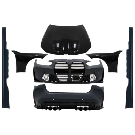 Kit carrozzeria completo compatibile con BMW 4 Serie G22 G23 Cabrio (2020-in poi) M4 design (Cod. K-