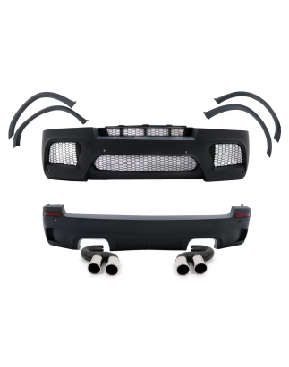 Kit carrozzeria con Passaruota compatibile con BMW X5 E70 (2007-2013) X5M design (Cod. K-CBBME70MBF)